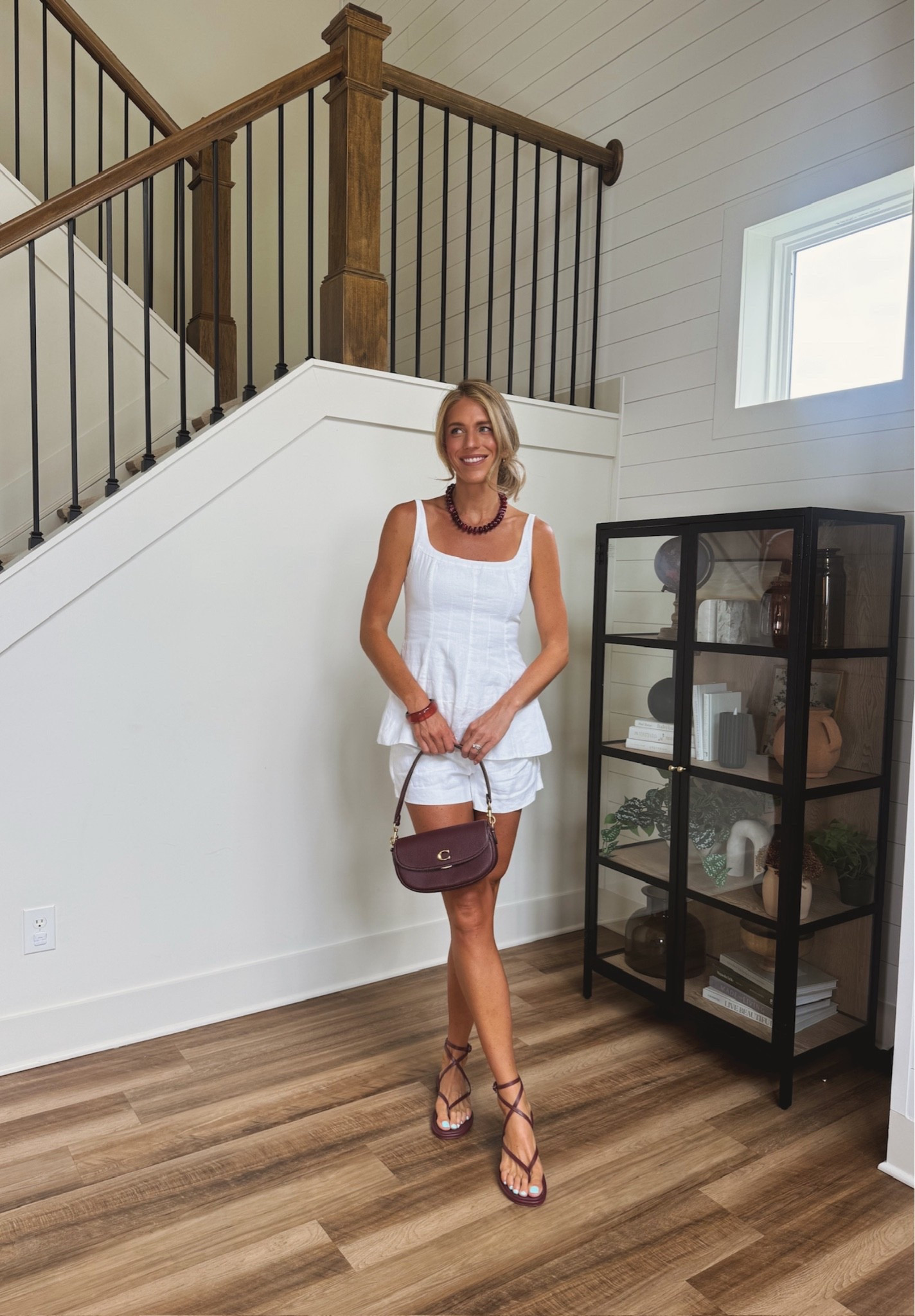 ✨ My sandals are 20% off for the next 72 hours with code RF-ASHLEY20!

This little white set is one of my favorite summer outfits, so easy!

Sizing: 27 shorts, small top

#LTKSaleAlert #LTKSeasonal #LTKootd