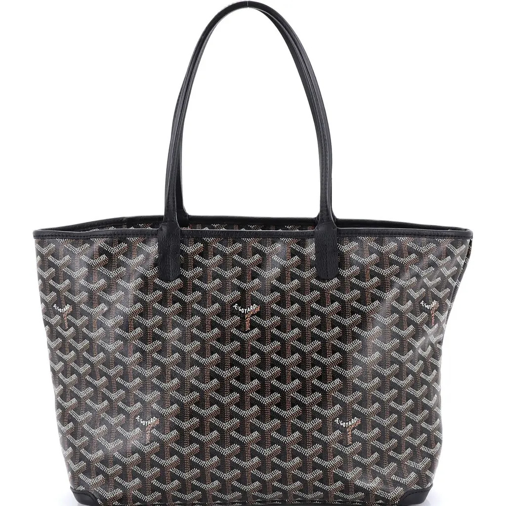 Pre-Owned Goyard Artois Tote Coated Canvas PM in Black at Nordstrom, Size Small | Nordstrom