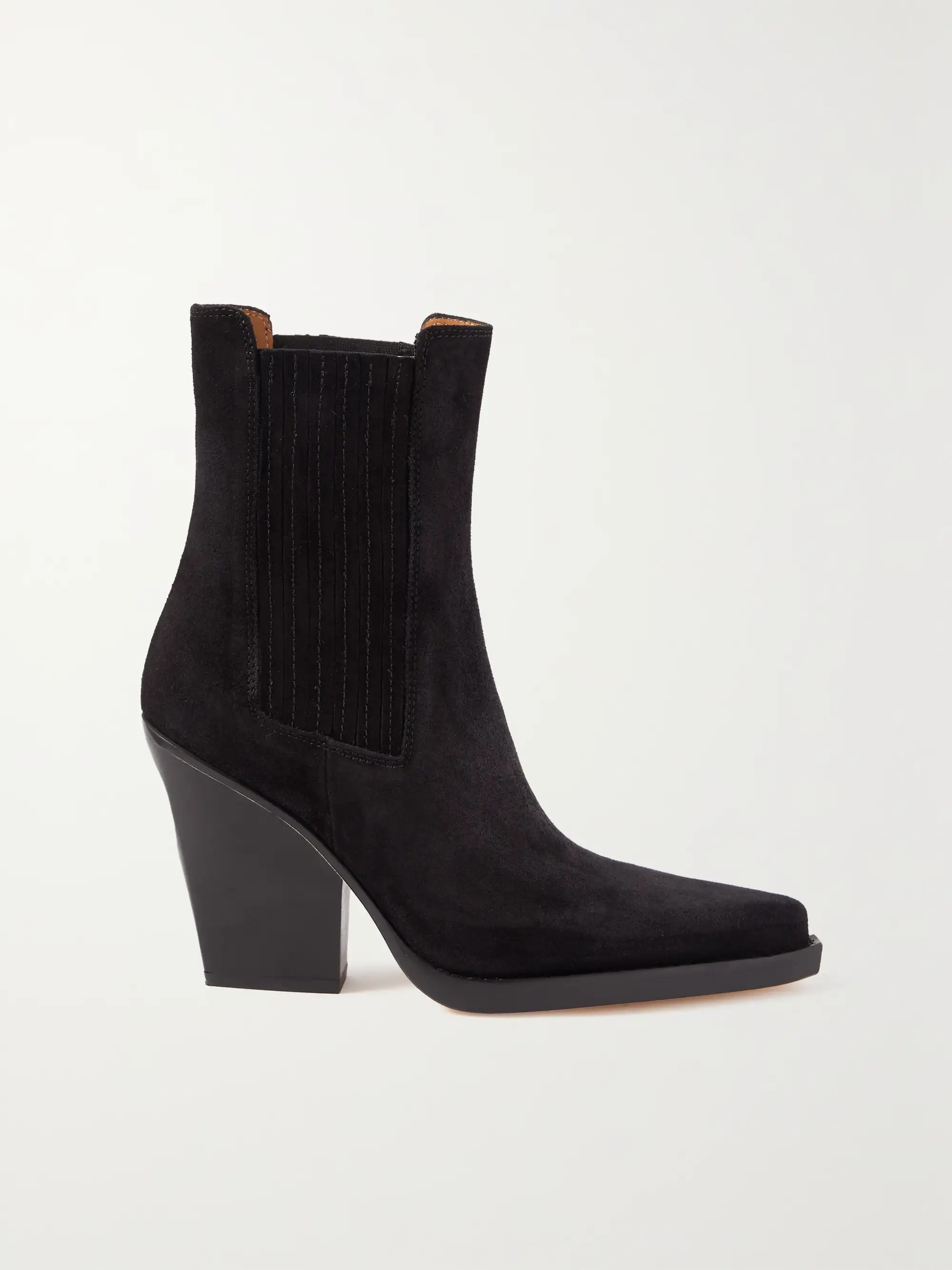 Paris Texas - Dallas 100 Suede Ankle Boots - Black | NET-A-PORTER (US)