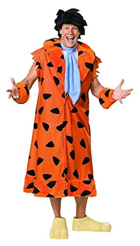 The Flintstones Fred Costume, Orange/Black, Standard, Medium | Amazon (US)