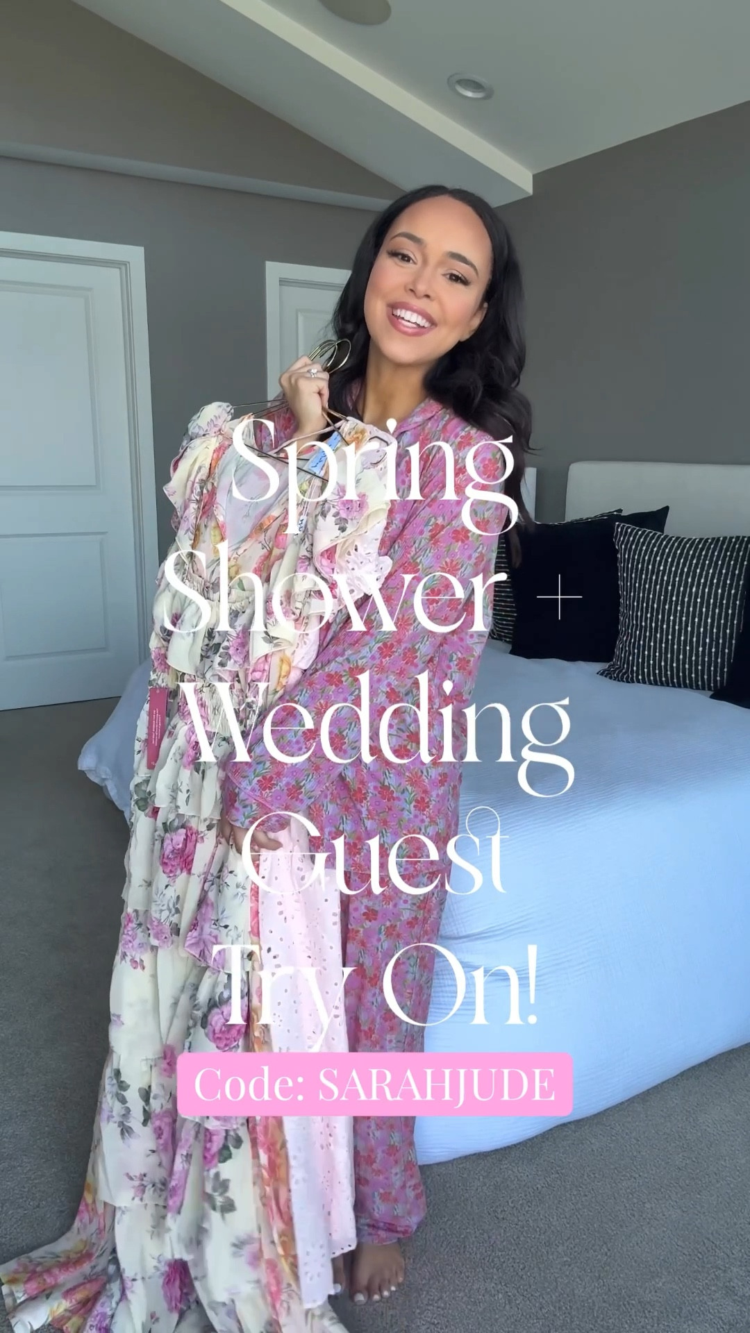 Spring Dresses for your upcoming Weddings, Bridal Shower, Baby Shower, Graduation & Garden Parties! 🌸 Discount code: SARAHJUDE for 20% off site wide! For reference, I am 5’4” and wearing a size small! The first two dresses come in several prints! 

#LTKWedding #LTKSeasonal #LTKgrwm