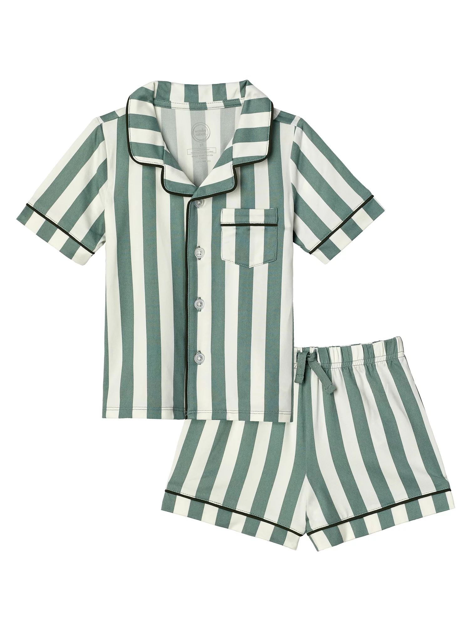 Wonder Nation Toddler Boy Pajama Set, 2-Piece, Sizes 2T-5T | Walmart (US)