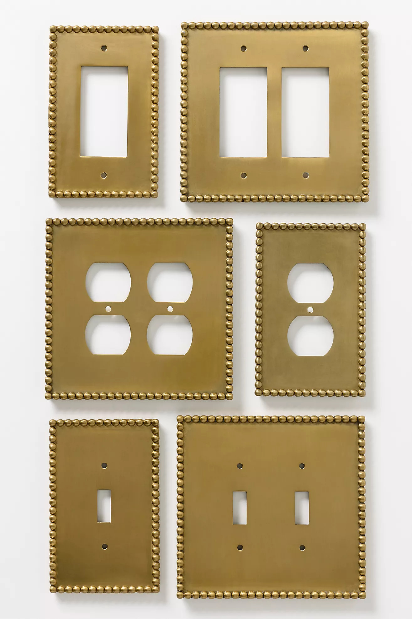 Pippa Bobbin Metal Switch Plate | Anthropologie (US)