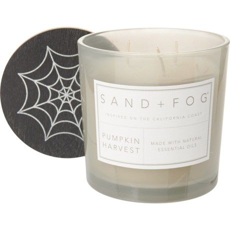 SAND AND FOG Pumpkin Harvest Scented Candle - 3-Wick, 21 Oz. | Sierra