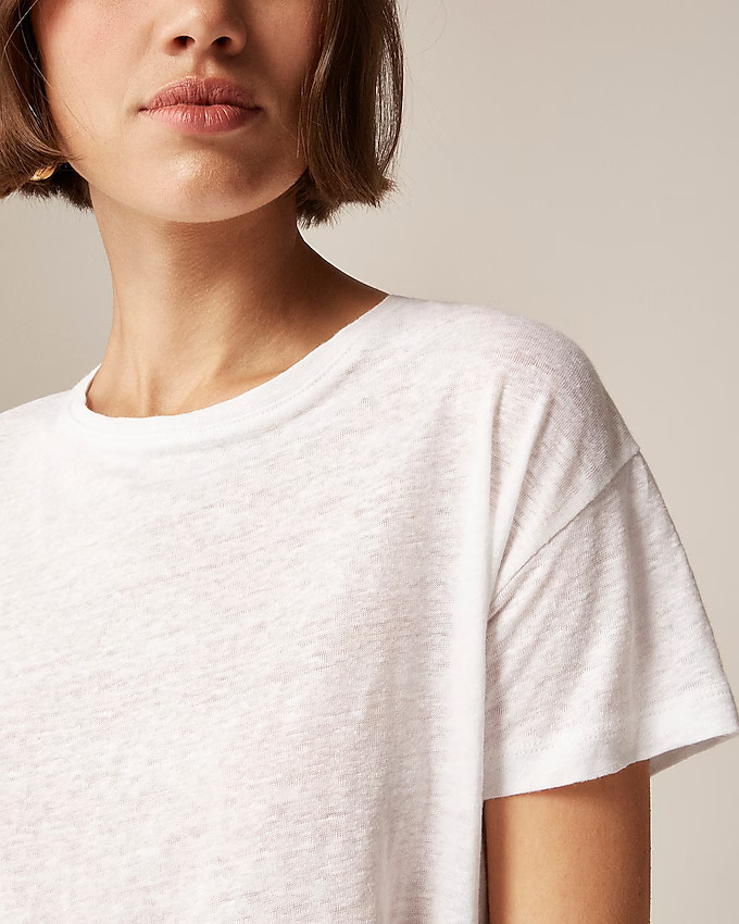 Relaxed linen T-shirt | J. Crew US