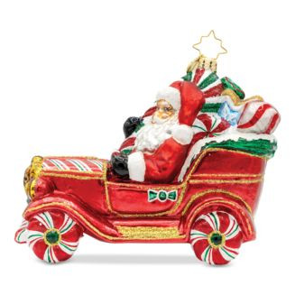 Sweet Ride Cruiser Glass Santa Ornament | Bloomingdale's (US)