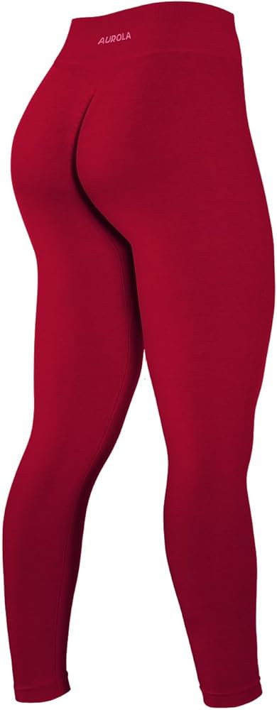 AUROLA Workout Leggings for Women Seamless Scrunch Tights Tummy Control Gym Fitness Girl Sport Ac... | Amazon (US)