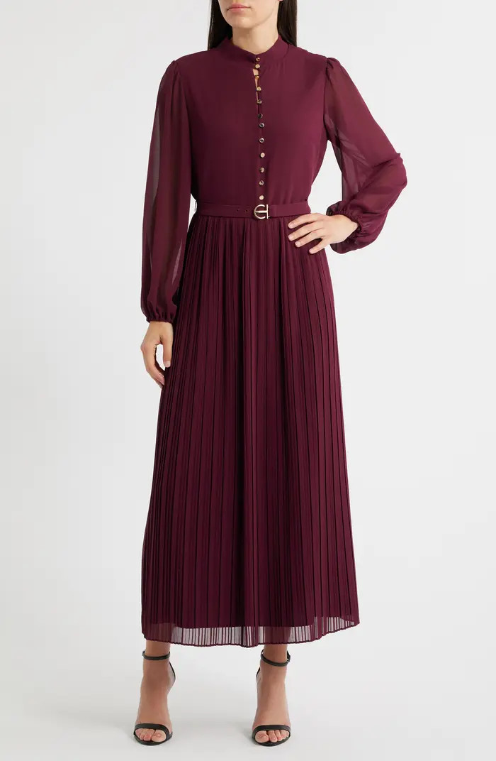 The Adira Belted Long Sleeve Dress | Nordstrom