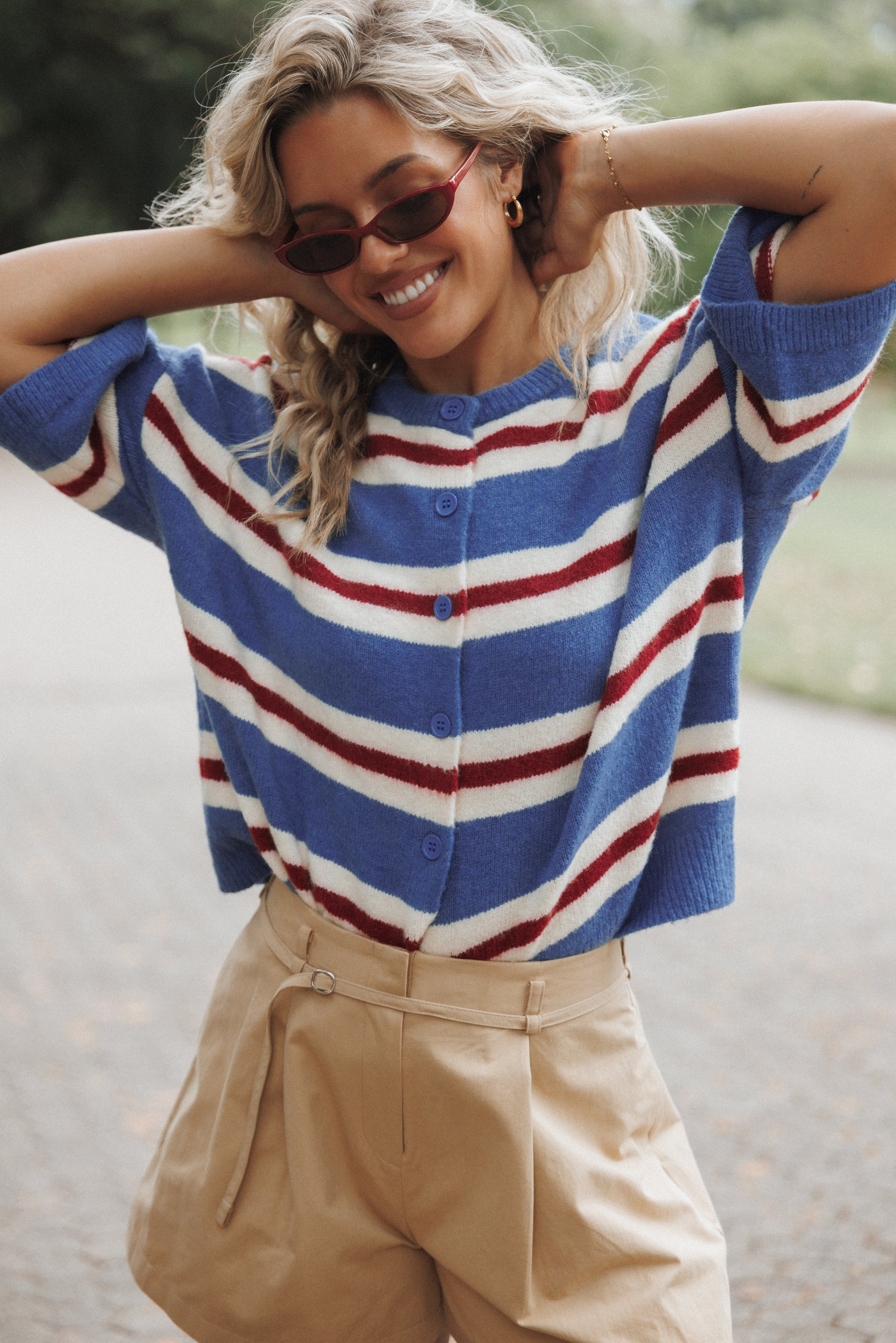 Winona Pleated Front Tailored Long Short - Taupe | Petal & Pup (AU)