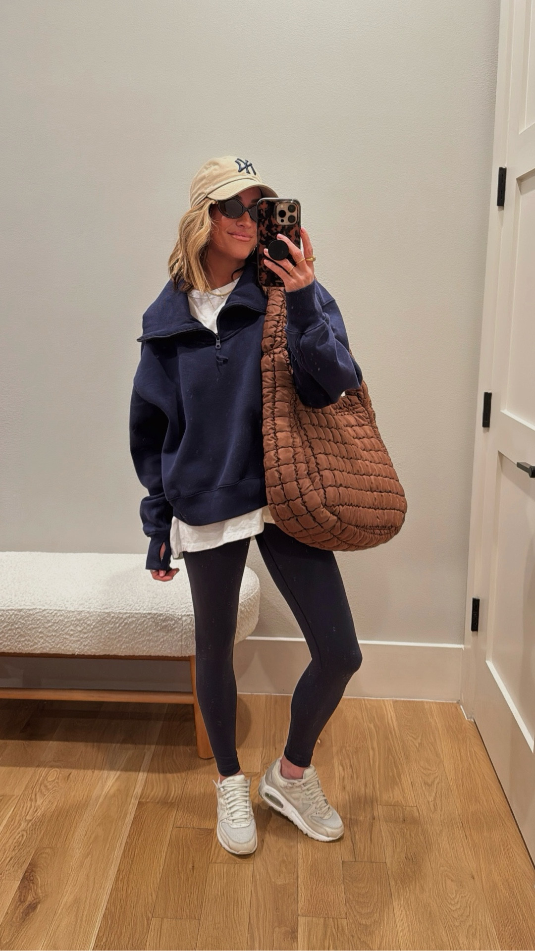 Perfect on-the-go outfit! Wearing size small in the sweatshirt and leggings are true to size. Use code: JEN20 for 20% off 🙌🏼

#LTKActive #LTKgrwm #LTKSaleAlert