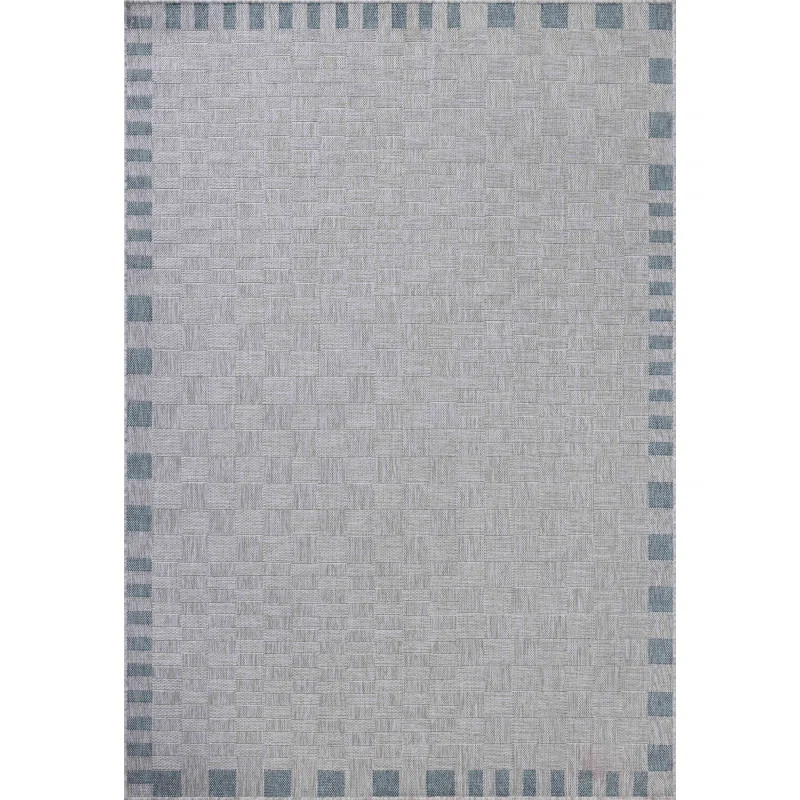 Amber Lewis x Loloi Indoor / Outdoor Topanga Silver / Blue Area Rug & Reviews | Wayfair | Wayfair North America