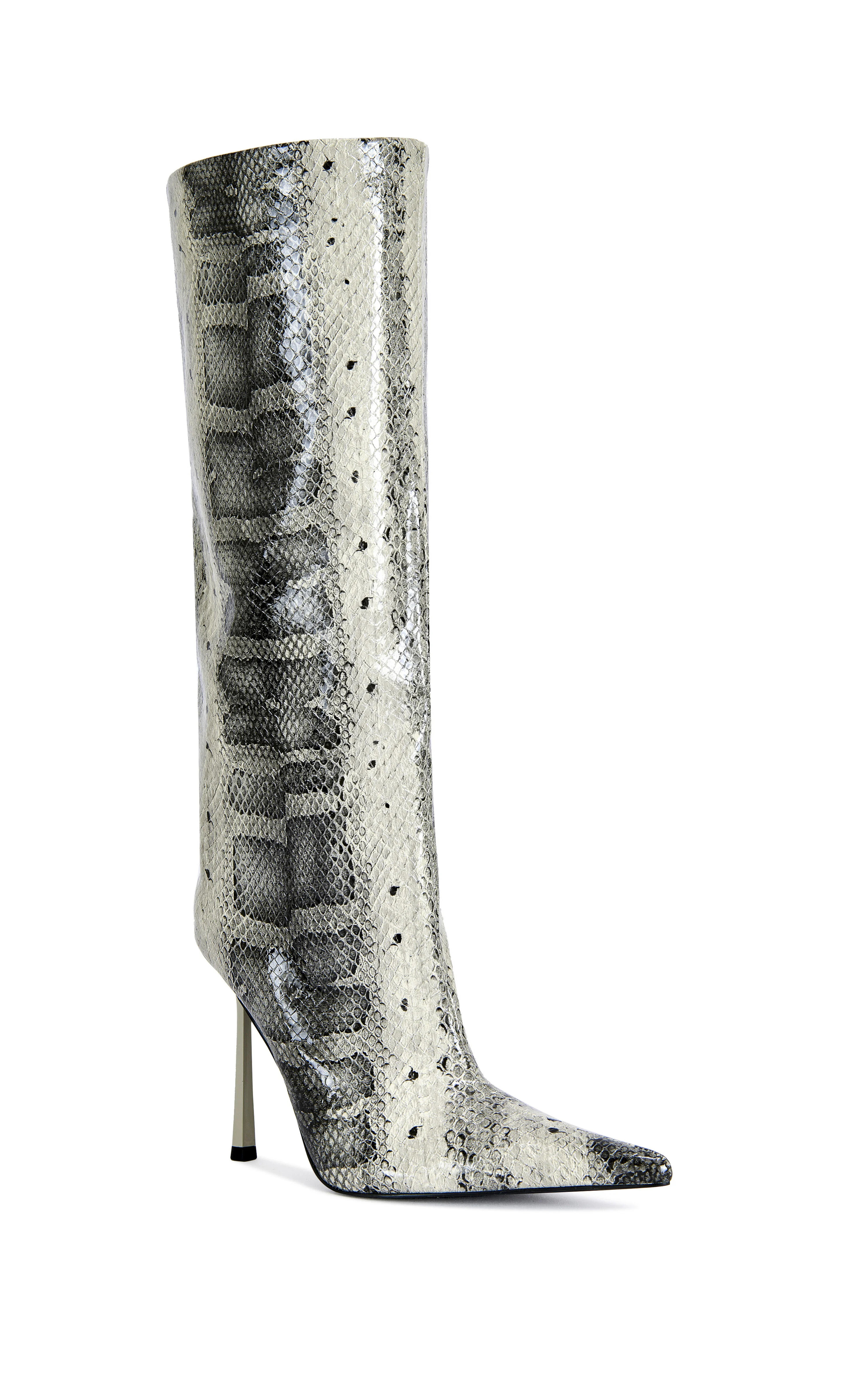 AZALEA WANG Women's Madeye Snake Stiletto Boots | PacSun