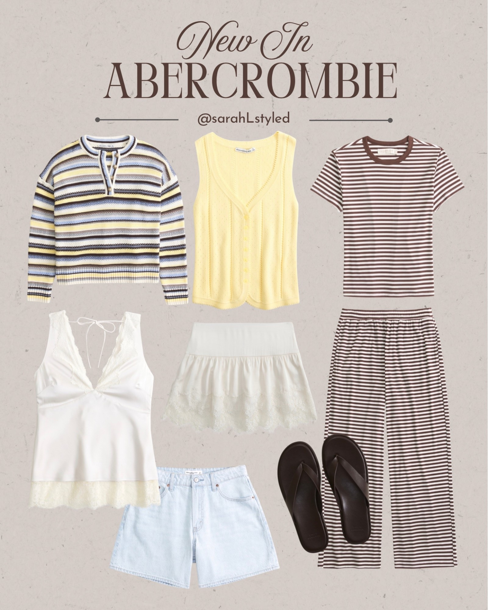 Abercrombie new arrivals! So much cute pieces to add in your summer wardrobe 🤍

#LTKPetite #LTKSeasonal #LTKSaleAlert