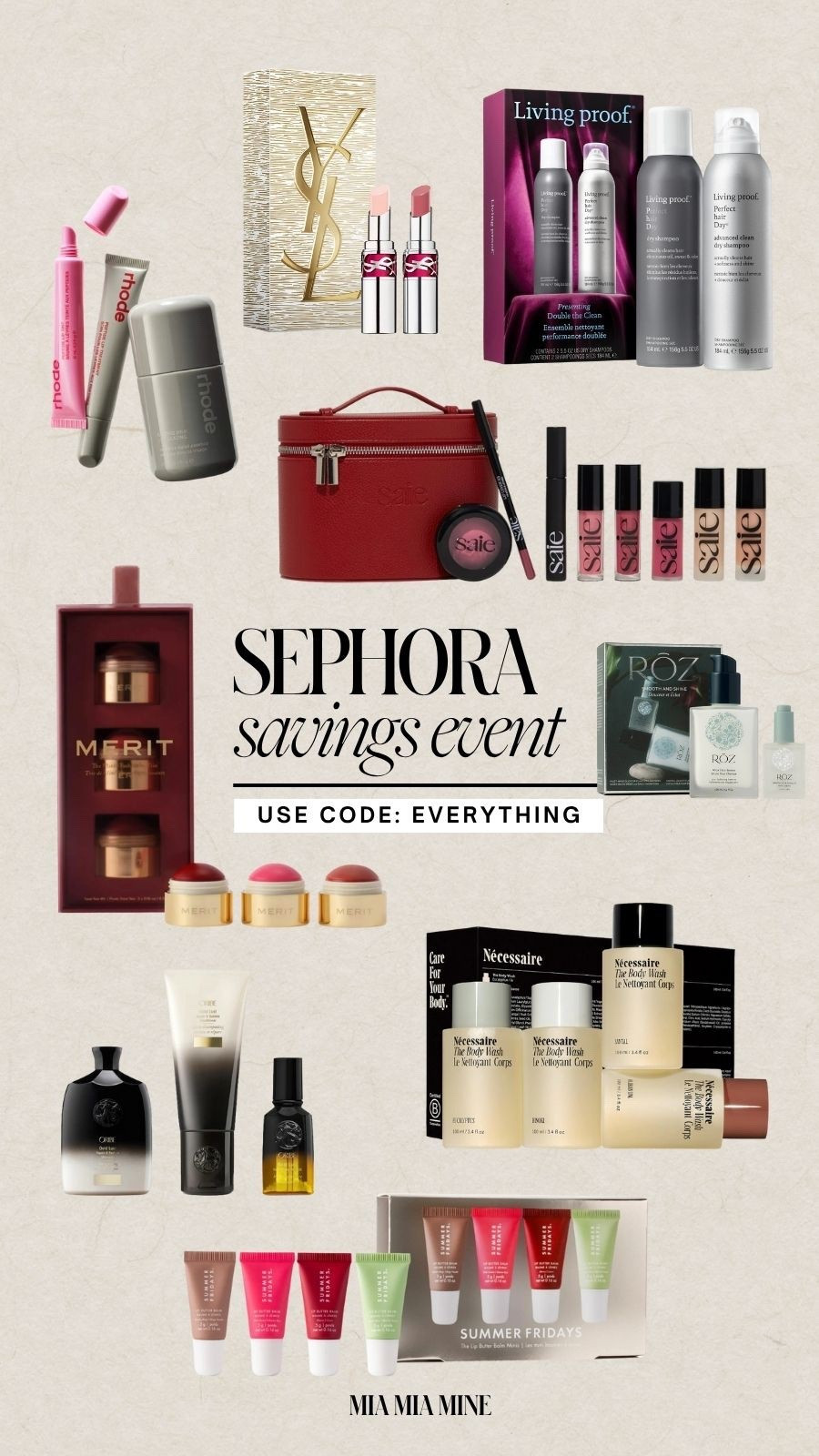 The Sephora savings event is here! Save 10-20% off with code EVERYTHING
Rouge members shop today! Save on holiday gift sets, beauty gift sets from rhode, Oribe, necessaire, saie, merit and more 



#LTKBeauty #LTKSaleAlert #LTKFindsUnder100