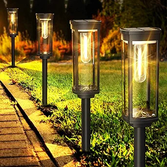 Solar Pathway Lights Outdoor 6 Pack, Bright Solar Path Lights Outside Waterproof, Walkway Light S... | Amazon (US)