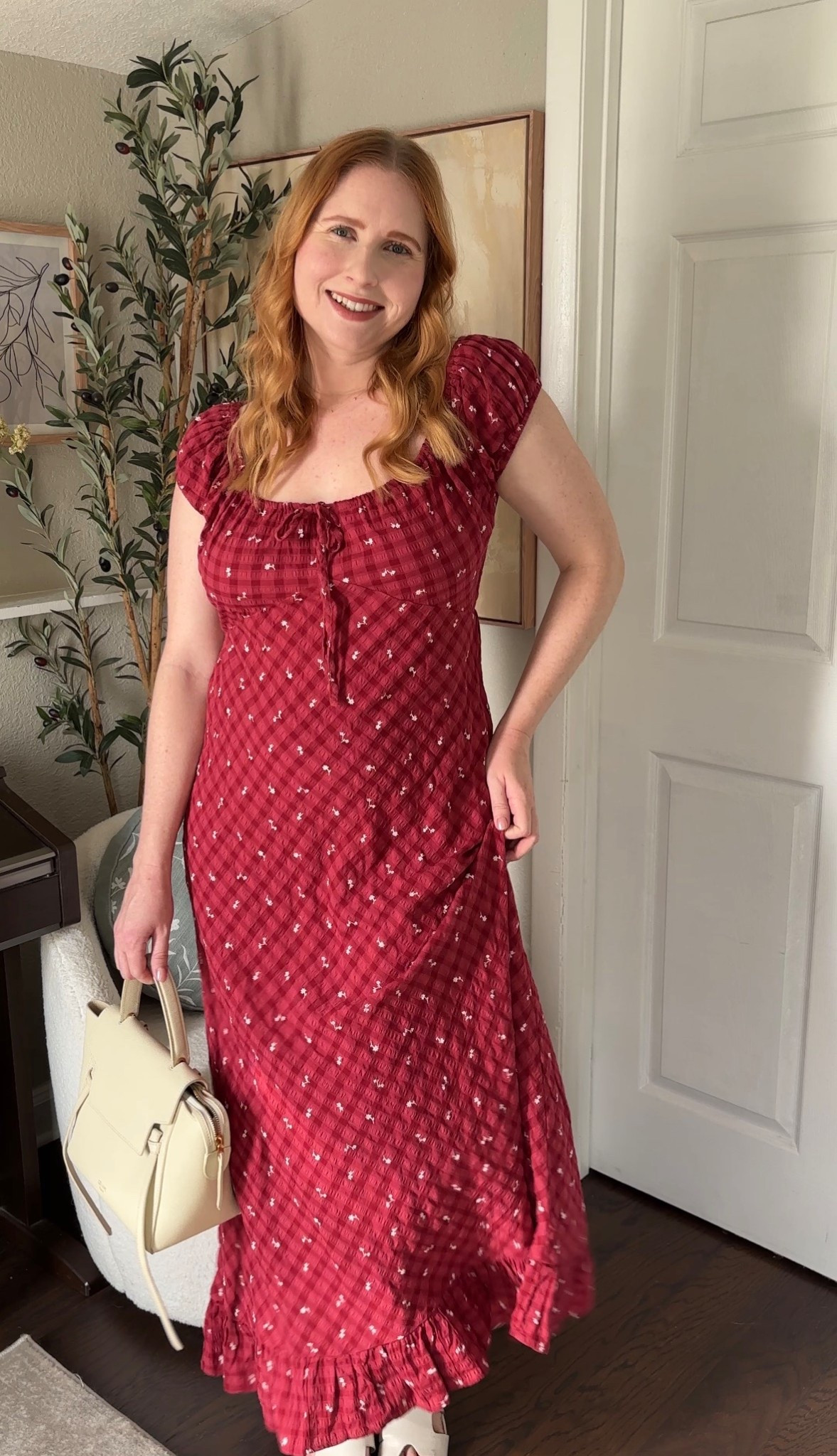 Valentine’s Day, but make it effortless ❤️ This red floral sundress is giving romantic without trying too hard. Perfect for coffee dates, brunch plans, or a low-key Valentine’s night out. Puff sleeves, flowy fit, and all the cozy-cute vibes 🌸

Whether you’re celebrating with your partner, friends, or yourself, this casual V-Day look is an easy win. Pair it with sneakers for daytime or dress it up with boots and a jacket for night ✨

valentines day sundress, casual valentines day outfit, red floral sundress, target sundress, target valentines dress, womens sundress target, puff sleeve sundress, ankle length sundress, universal thread dress, casual vday look, valentines day outfit ideas, everyday sundress, red sundress women, affordable valentines dress, spring sundress target

#LTKgrwm #LTKootd #LTKValentine