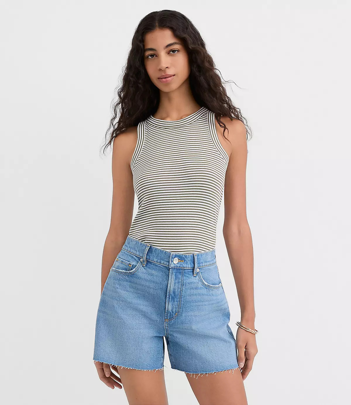 Striped Perfect Tank | LOFT