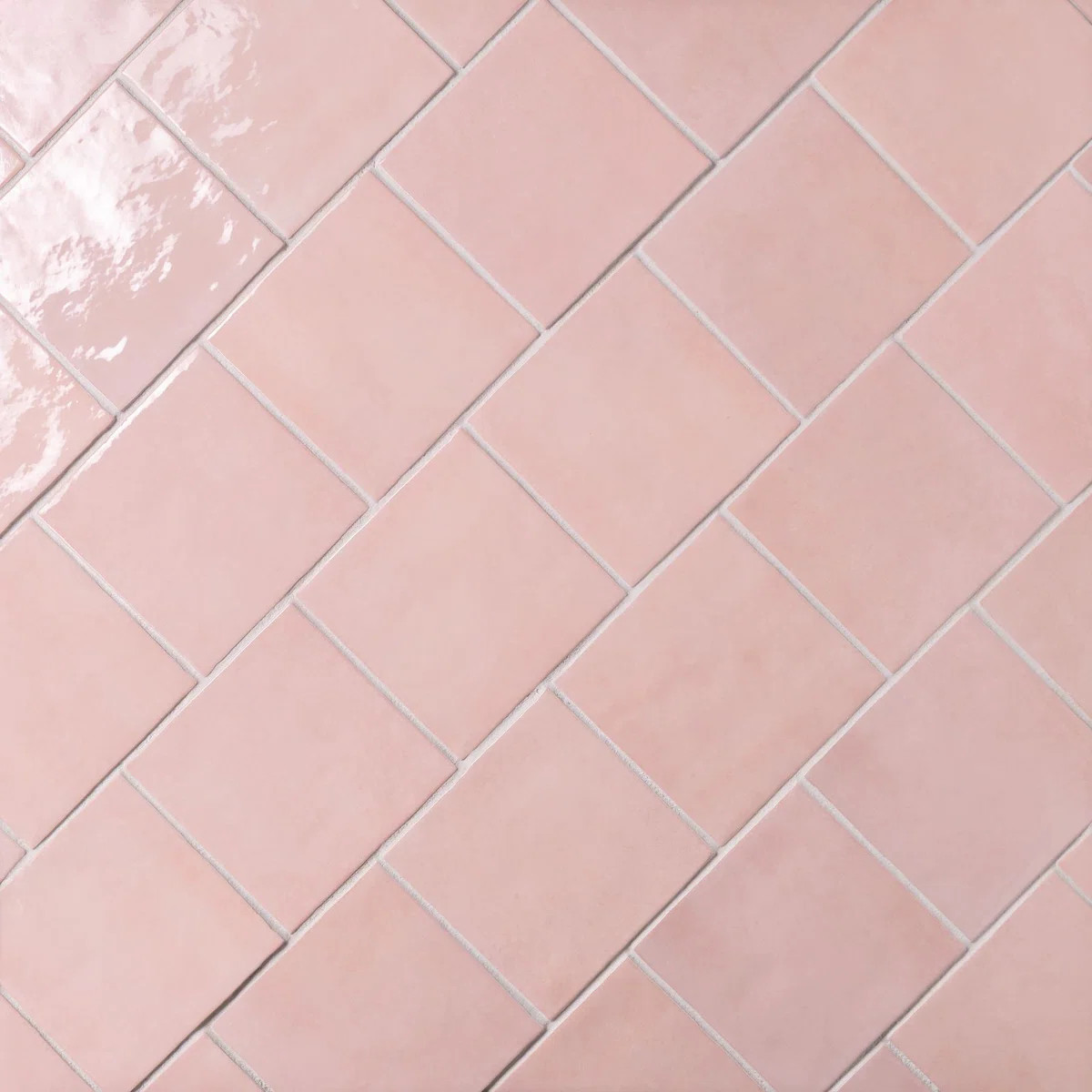 Cloe 5 in. x 5 in. Handmade-Look Ceramic Wall Glossy Subway Tile | Wayfair North America