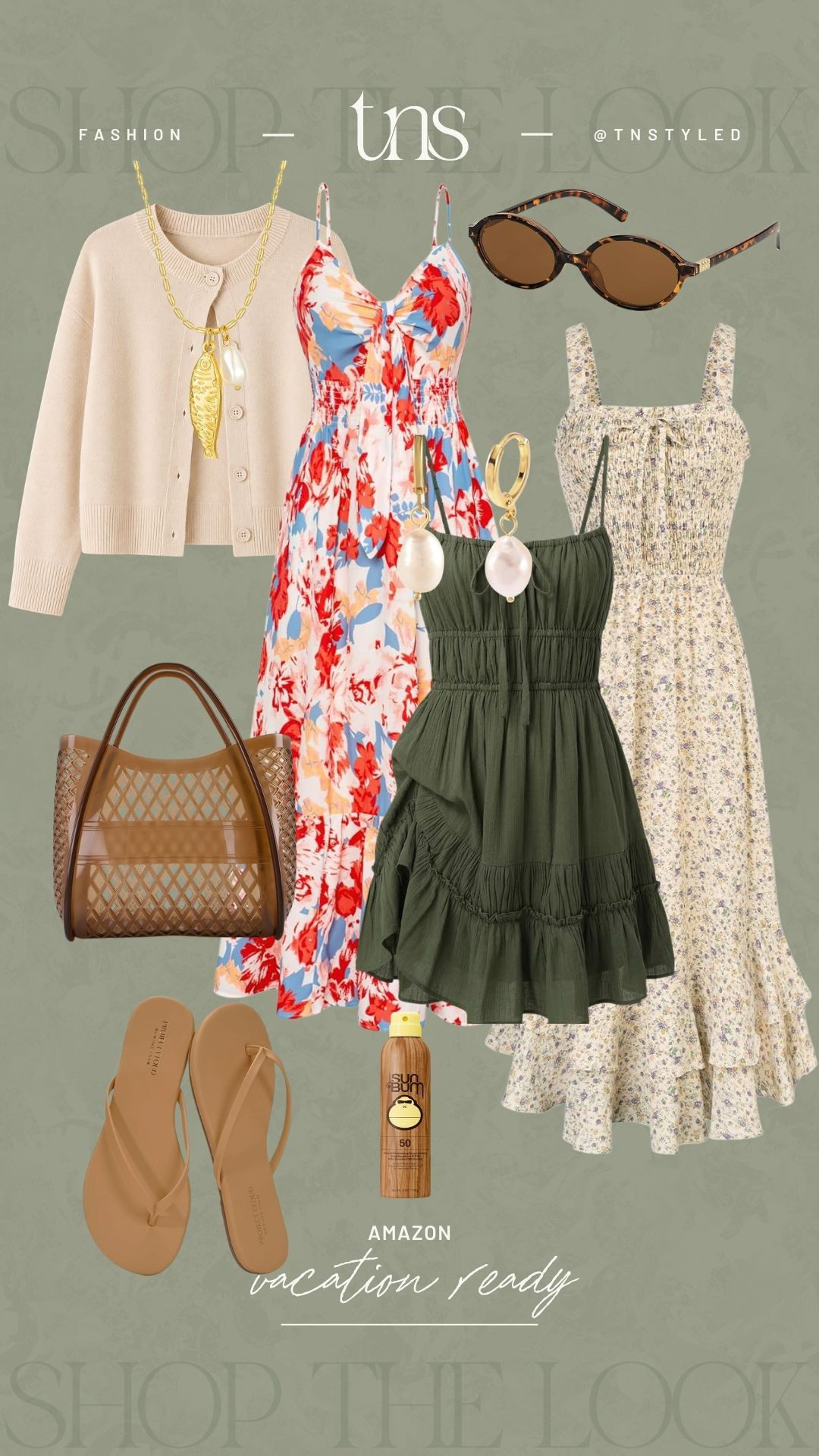 Looking for the perfect vacation outfit? Check these stylish dresses out! #beachready #amazonfashion 

 #LTKootd #LTKTravel