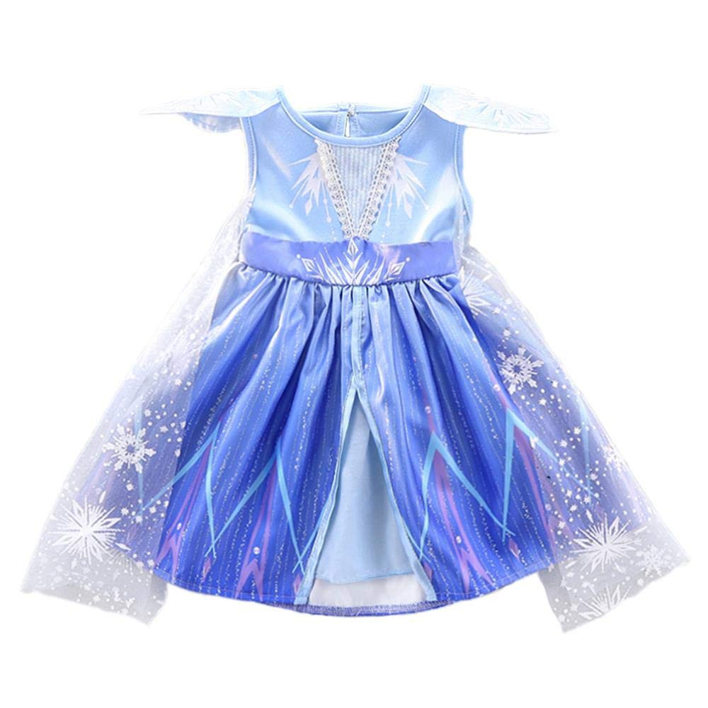 Dressy Daisy Girls' Princess Costumes Snow Queen Dress Up Halloween Birthday Fancy Party Dresses | Amazon (US)