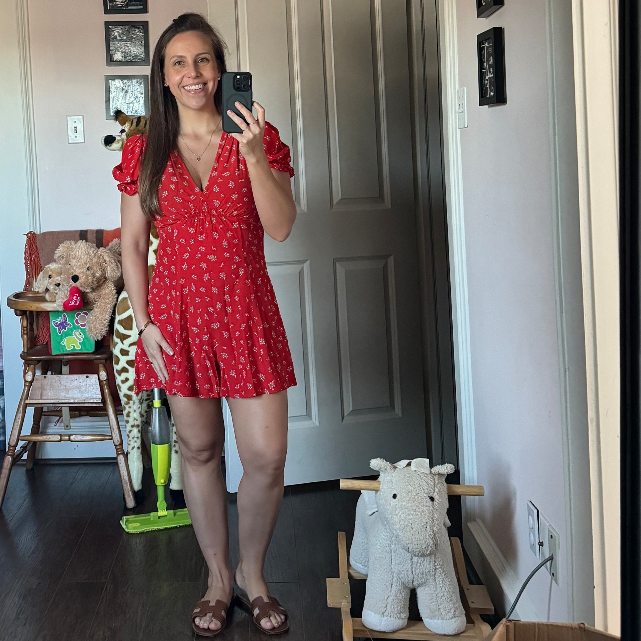 Another romper win… this time in red. Wearing a size 6  

#LTKPetite #LTKStyleTip #LTKBump
