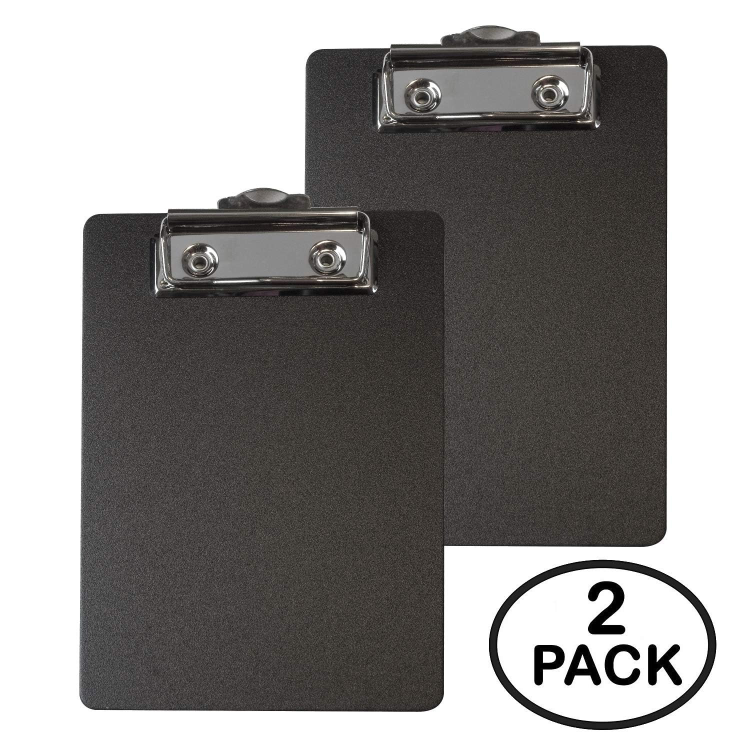 Primo Factotum- Mini Clipboards 4" x 6" - Great for Small Notepads - 2 Pack (Black (Deluxe Versio... | Amazon (US)