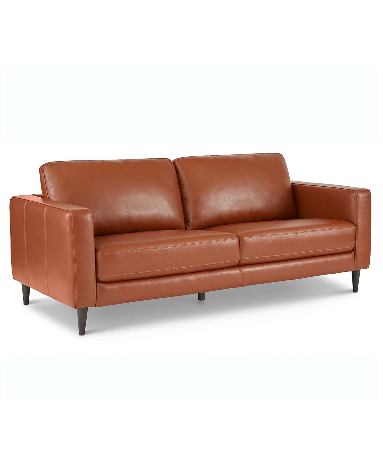 Jennis 78" Leather Sofa, Created for Macy's | Macys (US)