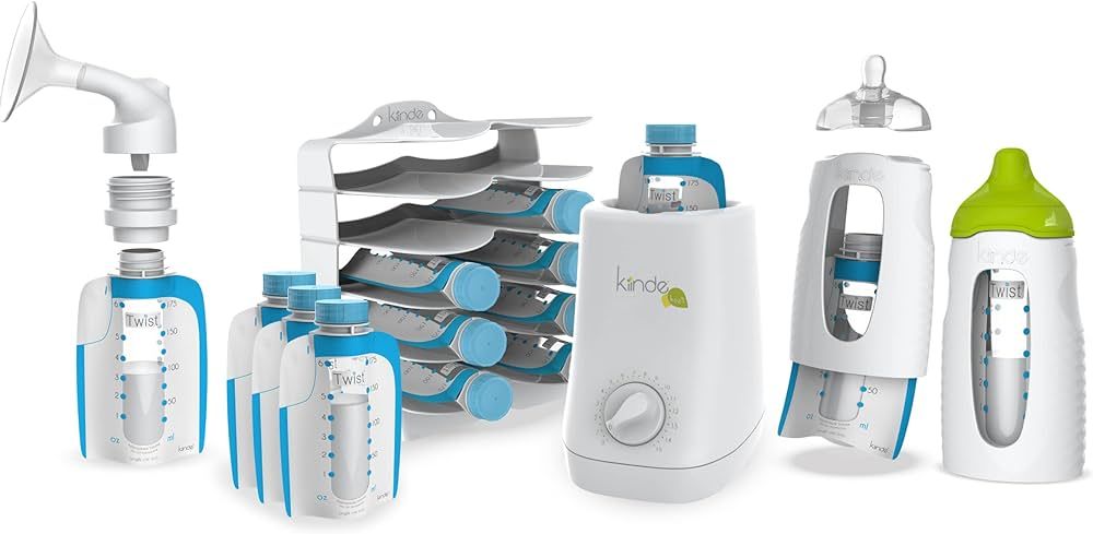 Kiinde Twist Universal Direct-Pump Feeding System and Warmer Gift Set for Breastmilk Collection, ... | Amazon (US)