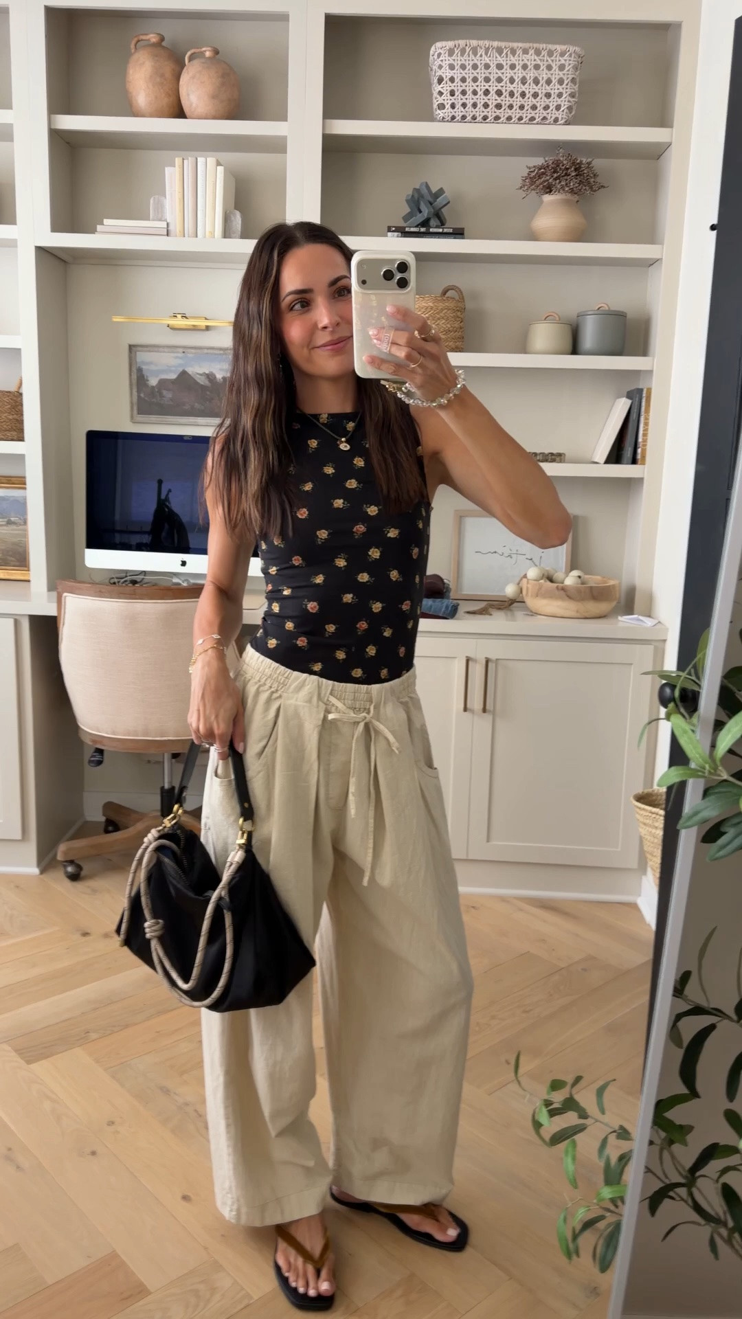 Wearing my true size S in the tank and pants! Flip flops are also true to size 💛


@SEZANE @Veronica Beard

#LTKootd #LTKSaleAlert #LTKSeasonal