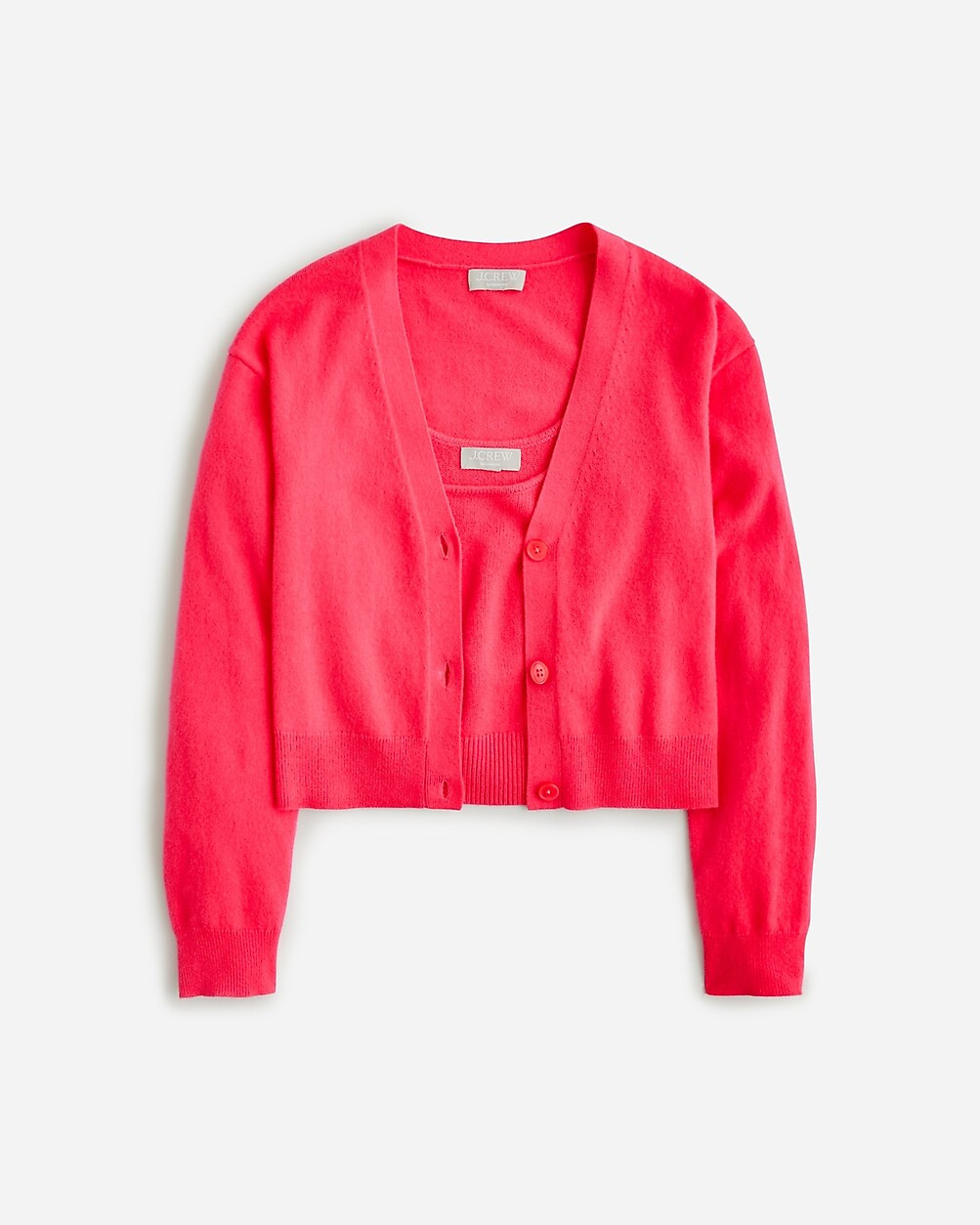 Cashmere shrunken sweater-tank set | J. Crew US