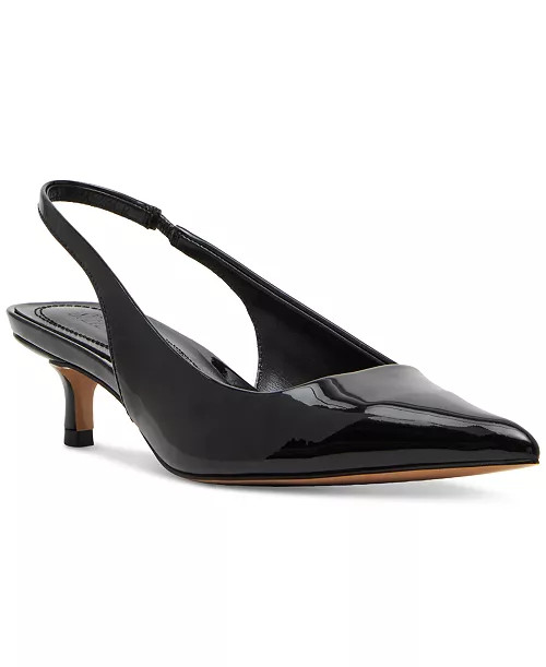 Steve Madden Women's Kittie Slingback Kitten-Heel Pumps - Macy's | Macy's