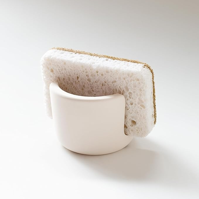 Selegna Diatomaceous Earth Sponge Holder - Drying Rack, Absorbent Stone Kitchen Sink Organizer, B... | Amazon (US)