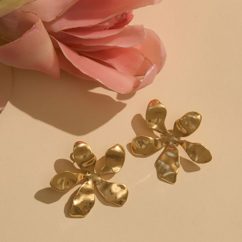 Tangier Earrings Gold | Mignonne Gavigan