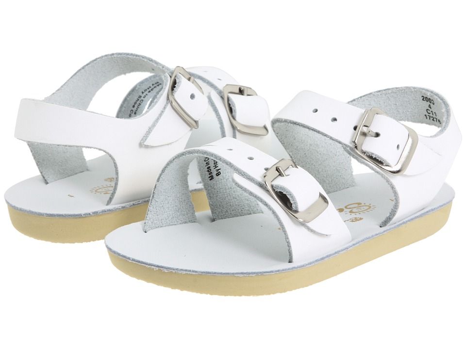 Salt Water Sandal by Hoy Shoes - Sun-San - Sea Wees (Infant/Toddler) (White) Kids Shoes | Zappos