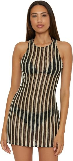 BECCA Cabo High Neck Stripe Dress | Amazon (US)