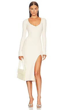 x Marianna Hewitt Saskia Boucle Midi Dress with Slit
                    
                    NBD | Revolve Clothing (Global)