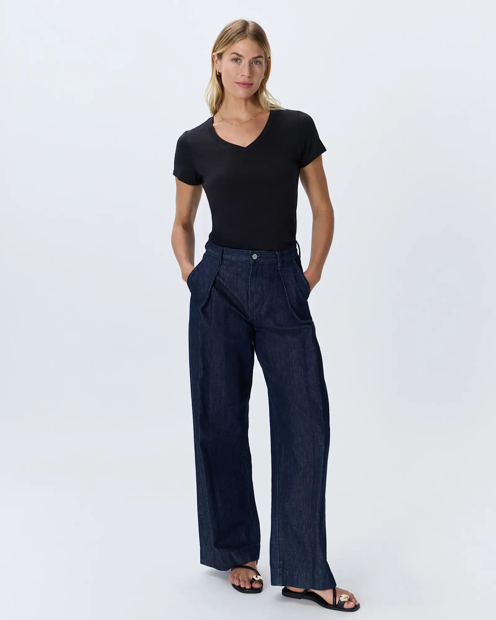 Cotton Modal V-Neck Tee | Quince