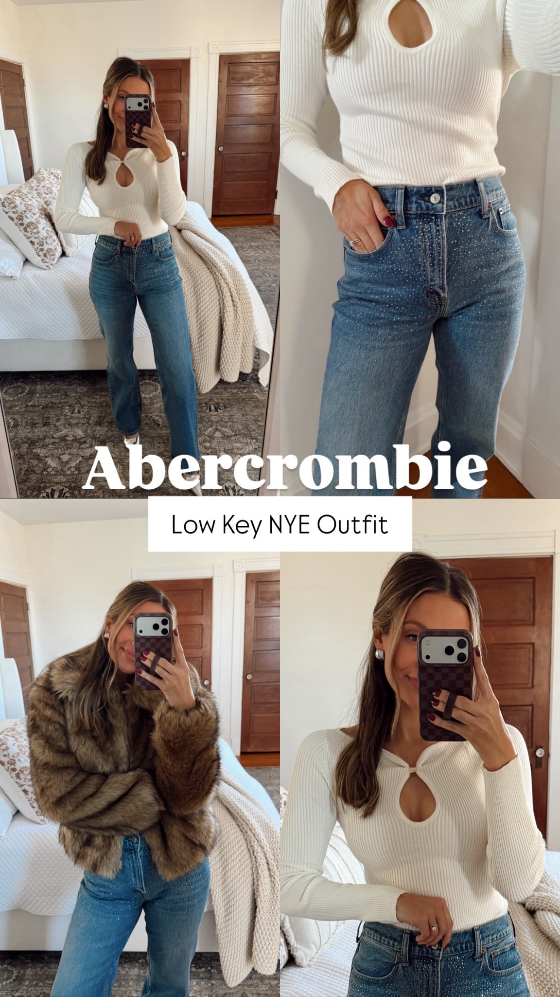 #abercrombiepartner @Abercrombie NYE holiday party outfit idea 

Size 27r jeans
Size S top 


#LTKHoliday #LTKSeasonal #LTKGiftGuide