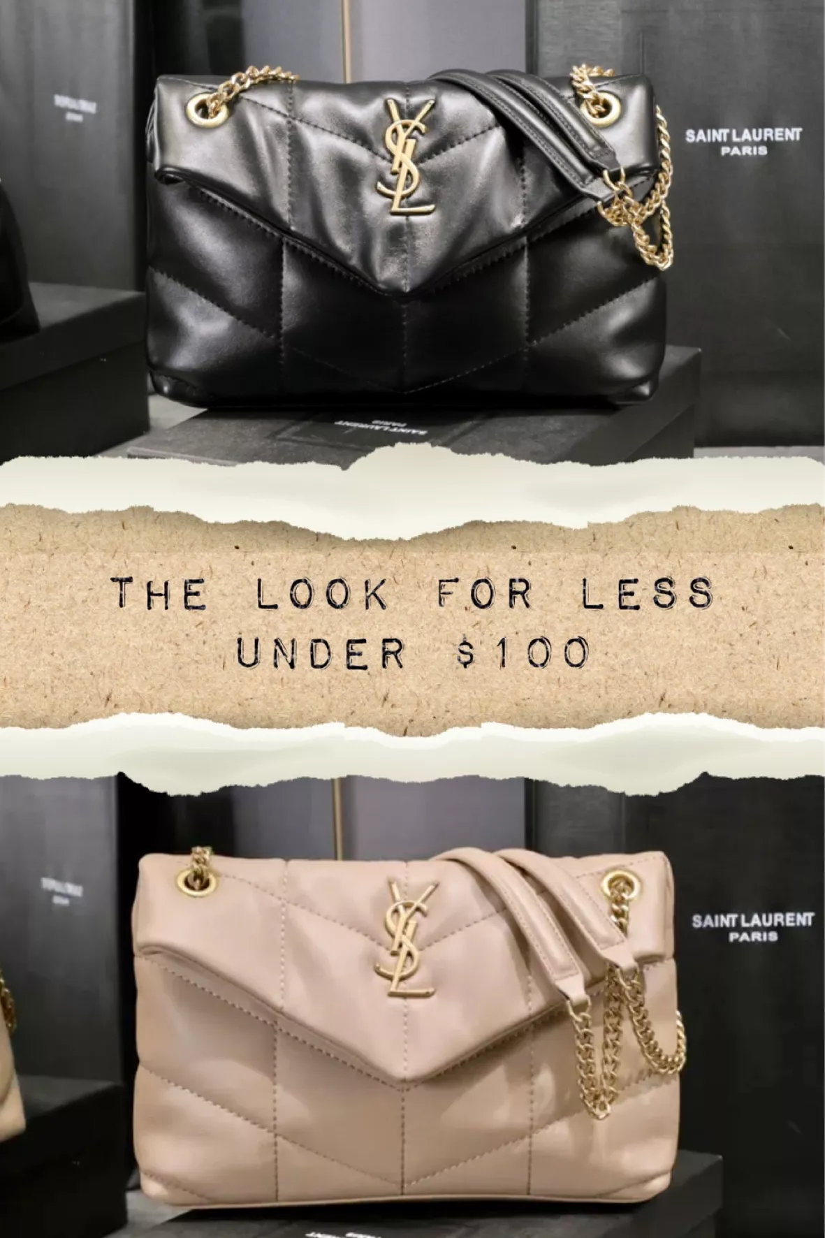 YSL Puffer bag Small - all black : r/DHgate