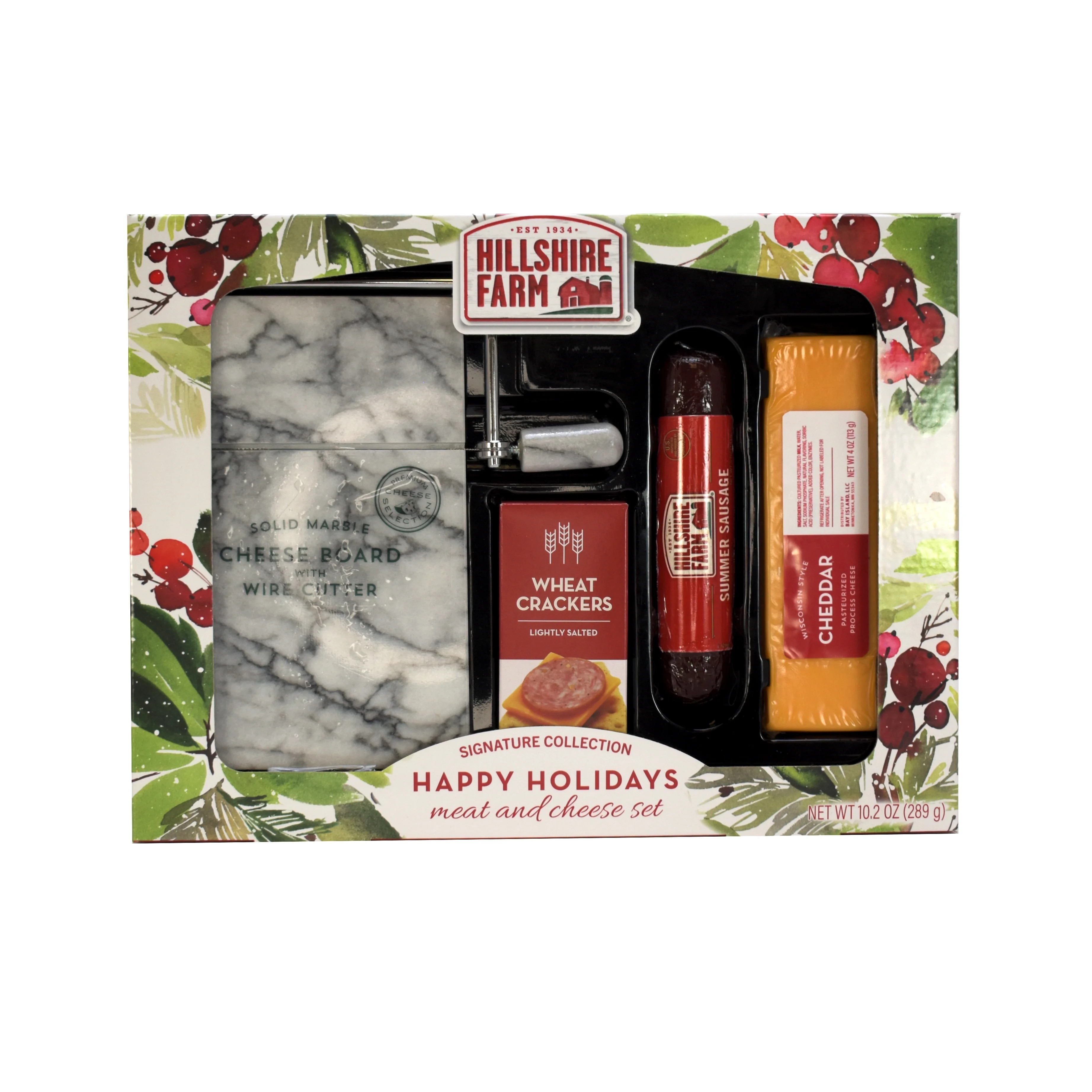 Hillshire Farm Marble Cutting Board Meat, Cheese and Crackers Holiday Gift Set, 10.2oz | Walmart (US)