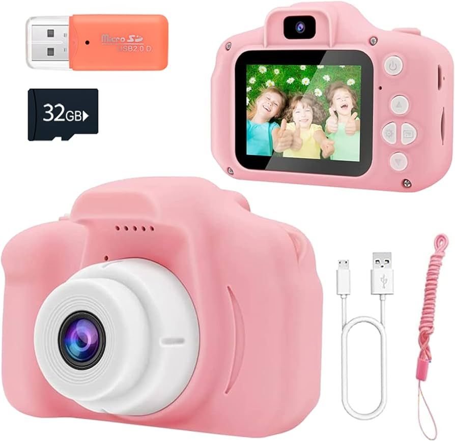 YUE3000 Upgrade Kids Camera,Gifts for Boys and Girls of Age 3-9, 1080P HD Digital Video Cameras f... | Amazon (US)