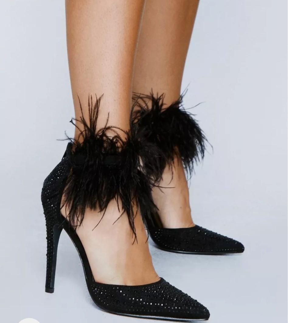 Umm can I get these feather heels in every color pls!?!? 

#LTKshoecrush #LTKHoliday #LTKSeasonal
