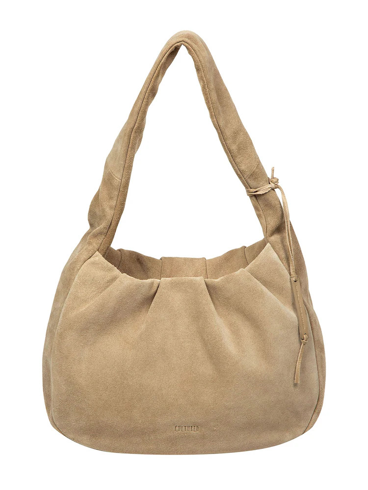 Natur - Cultured London Beatriz Wildleder-Handtasche | Next EU