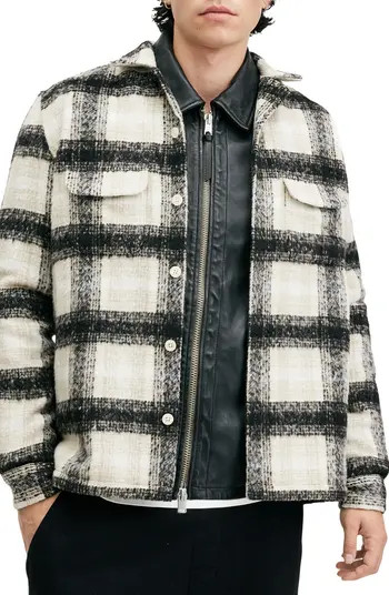Lapse Plaid Fleece Overshirt | Nordstrom