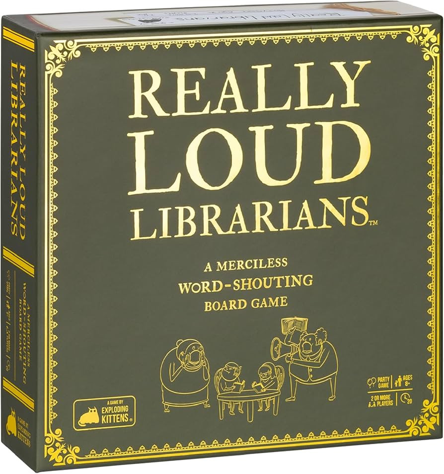 Exploding Kittens Presents Really Loud Librarians - Fast-Paced Board Games for Adults and Kids Ag... | Amazon (US)
