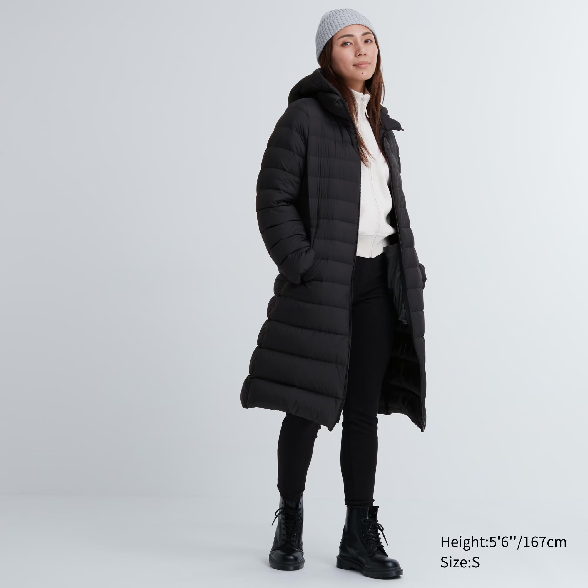 Women's Ultra Light Down Long Coat with Anti-Static Black Small UNIQLO US | UNIQLO (US)