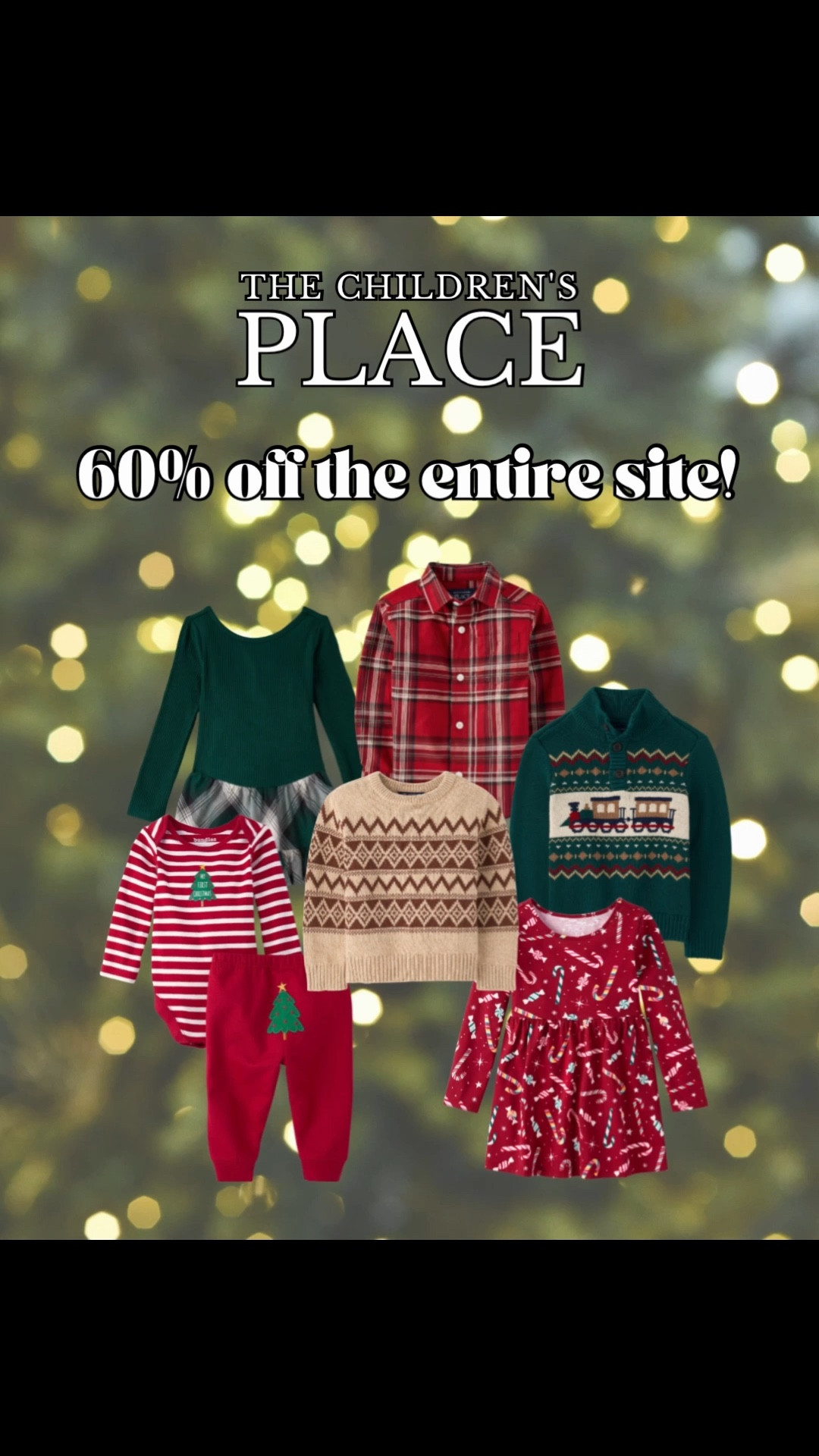 Everything on the entire Children’s Place site is 60% off (or more)!

So many cute pieces for your kiddos, and so many Christmas options! I’m headed there now...

#LTKHoliday #LTKKids #LTKBaby