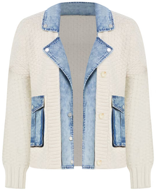 Last Call Mixed Media Cardigan | Bloomingdale's (US)