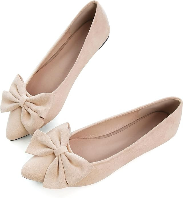 Dear Time Women's Ballet Flats Dress Ballet Shoes Slip on for Office Work Comfortable Shoes | Amazon (US)