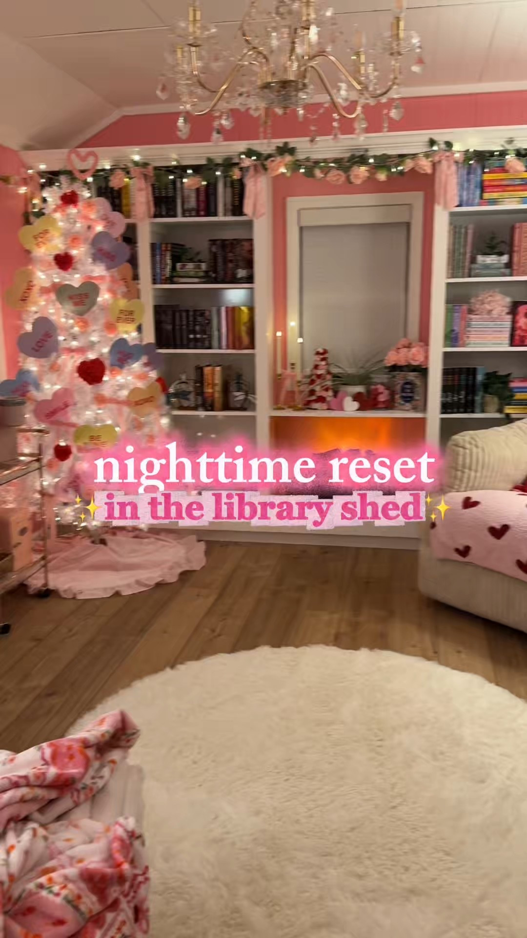 when cozy nights in the library shed are over, it’s time to reset📚💗✨
✨outfit details & decor linked here✨
💗more shed finds are on my Amazon storefront! 

#LTKHome #LTKvlog #LTKdayinmylife
